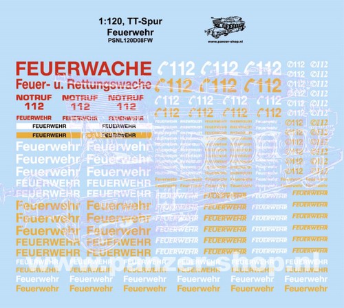 Decals feuerwehr scala - decals, feuerwehr,