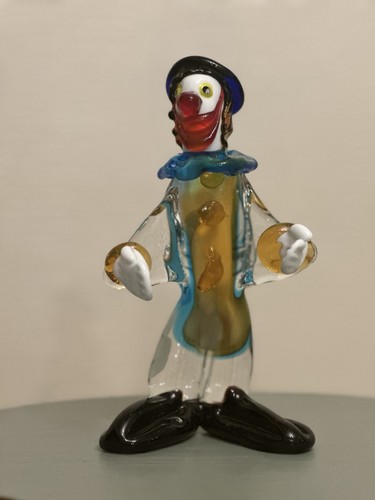 Autentica statuina pagliaccio