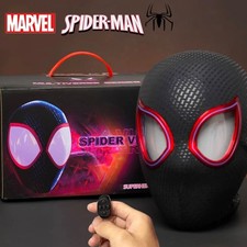 Maschera Elettronica Miles Morales Spider-Man 1:1 - Occhi in Movimento | Cosplay