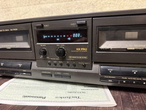 Technics tr232 pro - rs-tr232, hx