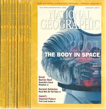 National geographic 2001 - geographic, 2001.