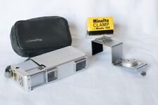 MINOLTA 16 Con Obiettivo ROKKOR 22mm F2,8 - Microcamera Vintage+Clamp 16II
