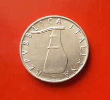 5 LIRE 1972 ERRORE - SDOPPIAMENTO DELLA BARRA DEL TIMONE AL DRITTO [Q244]