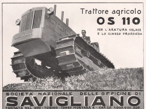 Pubblicita 1949 trattore - pubblicita', os