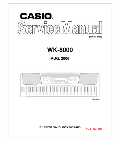 Casio 8000 service manual - casio,