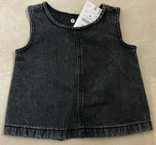 Top denim bambina ZARA senza