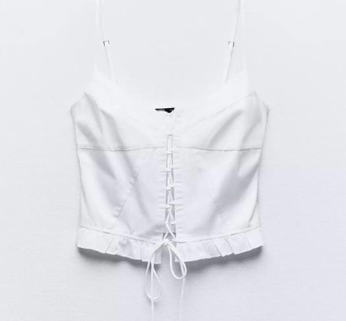 Zara gabardine top with - zara,