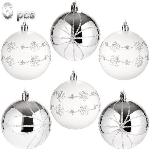 Palline natale fiocco - palline, neve