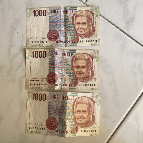 Banconota mille 1000 lire - banconota,