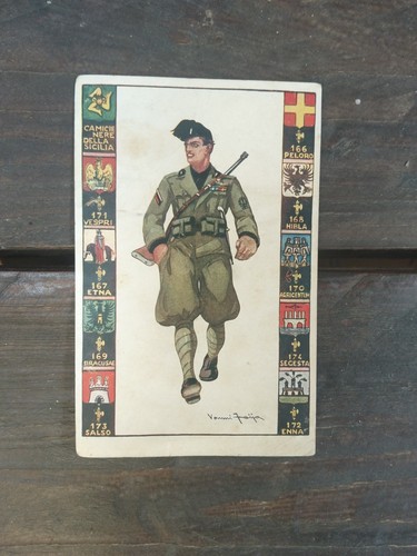 Cartolina militare illustrata - cartolina,