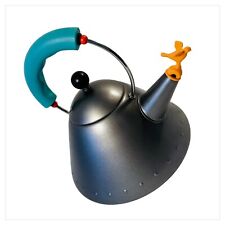 BOLLITORE Vintage ALESSI 9093 FISCHIETTO MICHAEL GRAVES 1985 Edizione Limitata