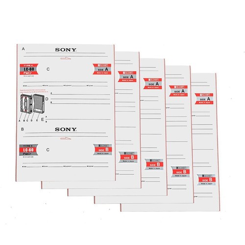 Adesivi sony elcaset - sony,