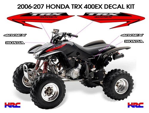 Adesivo decalcomania honda trx - adesivo,