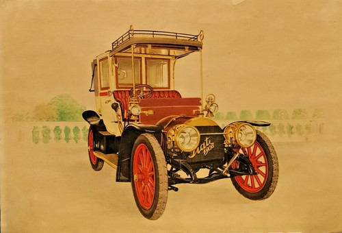 Stampa auto epoca fiat 16 - auto, 12