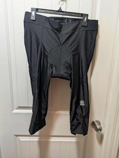 Collant Novara Mezzo Bici Donna XL Imbottito Compressione Cropped Ciclismo Capri