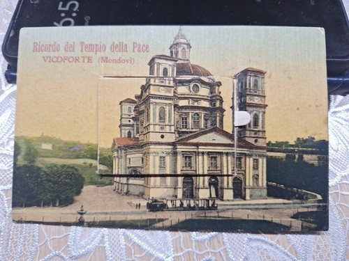 Cartolina antica vicoforte - cartolina,
