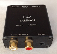 TAISHAN FIIO D03K CONVERTITORE audio R/L digitale/analogico con cavi inclusi