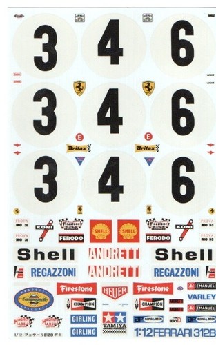 Ferrari 312b decals - ferrari,