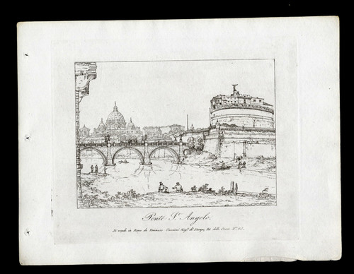 Ponte angelo roma dal - s., ,