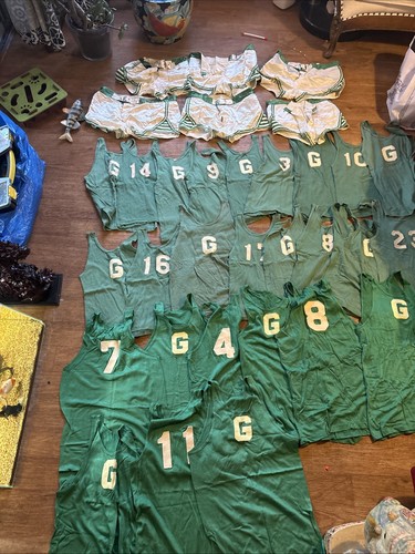 Uniformi basket vintage - , verde