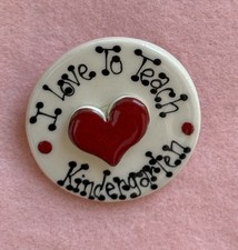 Kindergarden Teacher Love Pin
