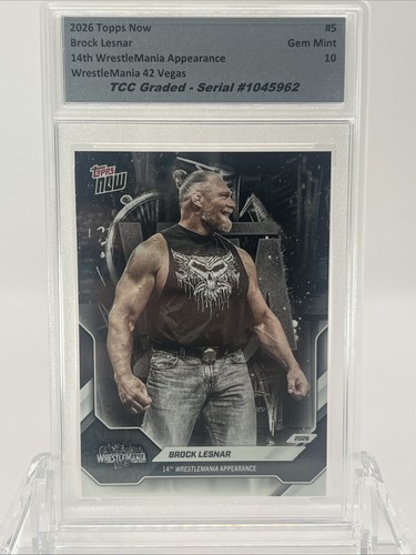 2026 topps now brock lesnar - topps,