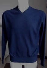 PROJECT Maglione Sweater Pullover Sz.M/L Cashmere 100% Blu Navy ho Herno Colmar