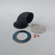 CFMOTO/CForce/Overland 850/1000 terminale 60 mm acciaio inox nero +Setaccio +Guarnizione