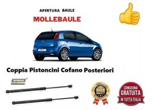 Coppia Pistoncini Portellone Posteriore Molla Gas per Fiat Grande Punto EVO 199