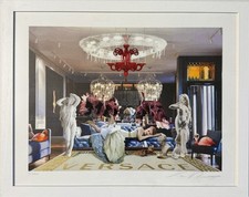 Quadro Serigrafia di La Rouge, “Desidia” Misura 54x69 cm in cornice