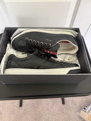 Sneakers basse prada nere - basse, in
