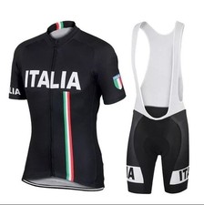 Completo Ciclismo Italia estivo 2019 Fondello Gel 20D abbigliamento divisa MTB