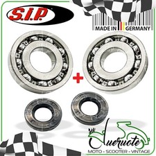 KIT REVISIONE ALBERO MOTORE CUSCINETTI E PARAOLIO VESPA 125 FARO BASSO 1953-1954