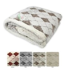 Plaid Coperta agnellato tinta