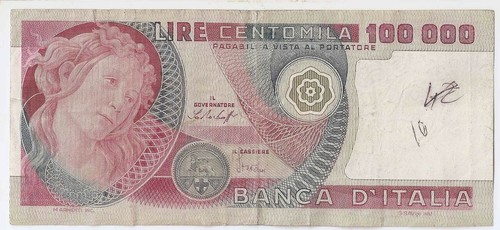 Italy 100 000 lire 1978 - 100,