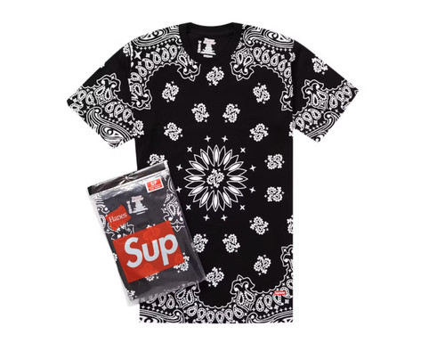 Supreme hanes bandana tagless - supreme,