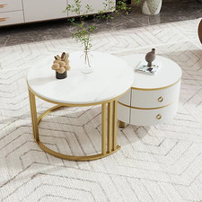 Tavolino da Caffè Rotondo Due