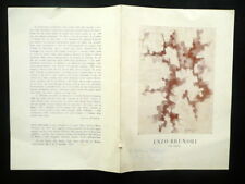 Autografo Enzo Brunori Catalogo Alla Saletta Amici dell'Arte Modena 1955 Pittura