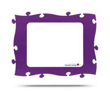 Cornice puzzle Country Living 40x50 cm, cornice viola