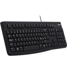 Logitech K120 Tastiera Business Pc Cablata Usb Layout Italiano Qwerty Silenziosa