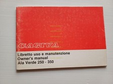Cagiva Ala Verde 250 - 350 1983 manuale uso manutenzione originale italiano