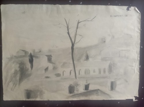 Disegno paesaggio tecnica - disegno,