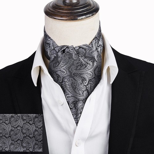 Cravatta uomo classica ascot - cravatta,