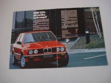 advertising Pubblicità 1983 BMW 320i 320 i