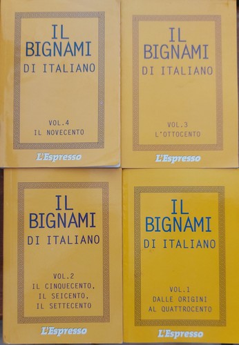 Bignami italiano - bignami, di