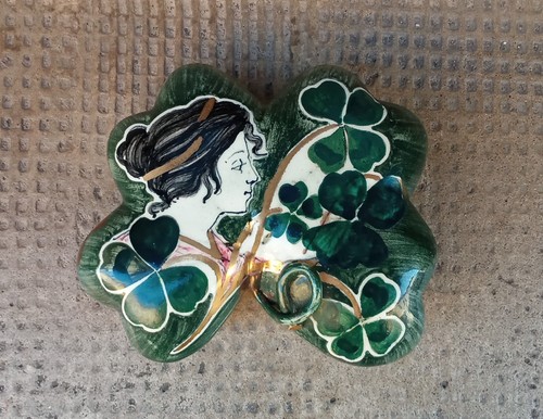 Scatola antica maiolica - scatola,