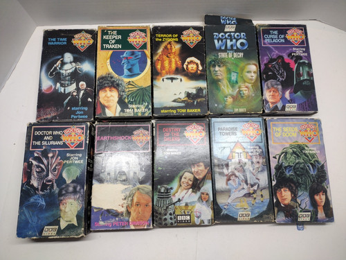 Doctor who vhs tapes - vhs, 10