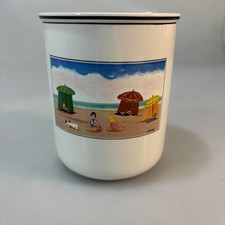 Barattolo contenitore porta utensili 4,5" porcellana Naif Beach design Villeroy & Boch