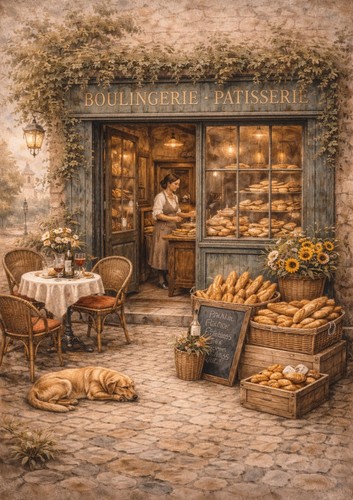 Poster panetteria vintage - poster,