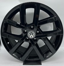 4 cerchi lega volkswagen golf gti r r32 r18 nero lucido lt003342